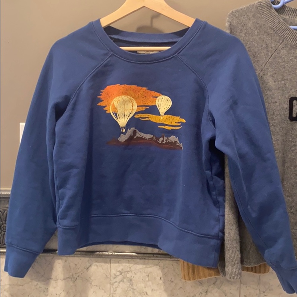 2020 Madewell Hot Balloon 100% cotton sweatshirt